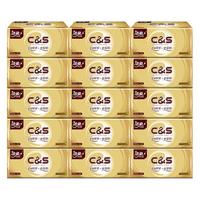 洁柔抽纸C&S金尊3层柔韧120抽自然无香纸巾餐巾纸擦手纸卫生纸家用 24包整箱装