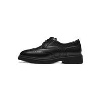 Clarks 其乐 老钱系列 女士布洛克雕花鞋 261768034 黑色 37