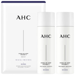 AHC 水光水乳旅行套装(水60ml 乳60ml)补水保湿护肤品生日礼物送女友