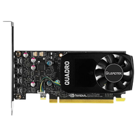 丽台（LEADTEK） NVIDIA Quadro P系列 炒股/制图/美工设计专业图形显卡 P600 2G GDDR5 (Mini DP*4)