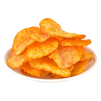 板牙妹妹农科院贵州土豆片薯片云贵特产解馋小吃零食休闲品 麻辣味50g5袋【土豆片