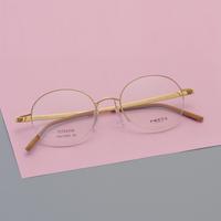 PORTS 女款时尚经典圆半框眼镜光学架