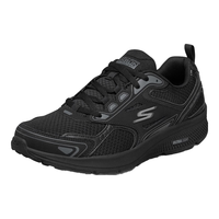 斯凯奇(Skechers)男鞋秋冬款2024休闲运动鞋轻便耐磨软底网面鞋黑武士跑步鞋男 黑色-BKCC 42.5