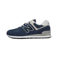 new balance 男鞋女鞋574系列舒适复古拼接时尚休闲运动鞋ML574EVN 深蓝色