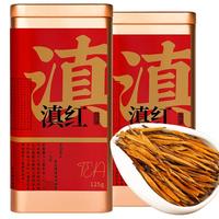 唐朴茶叶 特级云南滇红大金针工夫红茶茶叶礼盒装250g年货节送