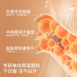  Like UU 美利奴羊毛 儿童保暖裤  140