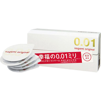【药房直售】日本sagami相模001避孕套幸福0.01非乳胶相摸避孕套 相模001 中号5只装 中号5只装