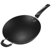 美厨 MAXCOOK【高纯精铁不易锈炒锅】明火煤燃气圆底炒锅铁锅炒菜锅锅具