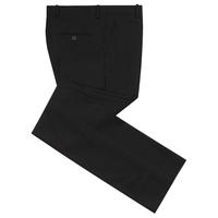 富绅 秋冬男士加绒裤子保暖加厚黑色西裤男修身商务西装男裤