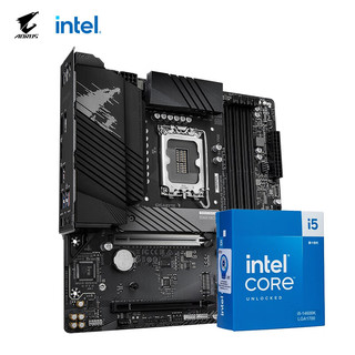 技嘉 B760M AORUS ELITE DDR4 i5-14600K 主板CPU套装