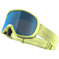 迪卡侬滑雪护目镜防风防雾双层OVWXS3-柱面L/XL适用于好天气