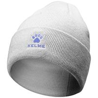 卡尔美 帽子男冬季保暖骑行帽加厚女毛线针织帽防风寒百搭护耳运动套头帽 浅灰色 均码