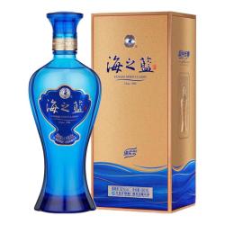洋河 海之蓝（第六代） 52度480ml 单瓶装 绵柔浓香型白酒（年份随机）