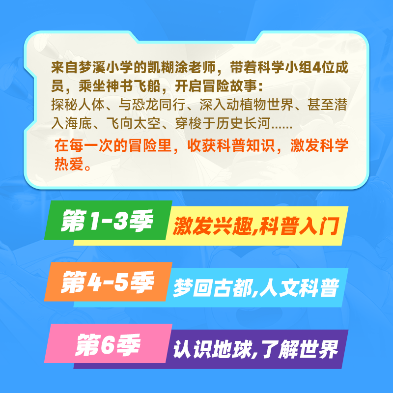 凯叔讲故事早教机神奇图书馆故事机儿童益智玩具圣诞节 神奇图书馆·地球秘境（玩偶） 神奇图书馆3系列
