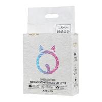 RUIMENGDI 瑞梦迪 3合1混合猫砂豆腐砂除臭低尘奶香味快速结团可冲厕所 1.5mm奶香味混合砂 一包5斤