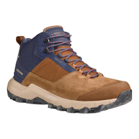 DECATHLON 迪卡侬 登山鞋防水透气户外旅游徒步鞋保暖中帮男款4236868 男款-褐色New 44
