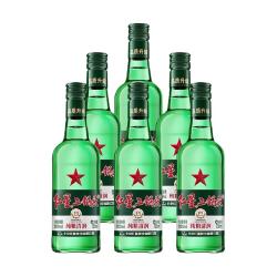 红星 二锅头 纯粮清香 绿瓶 43%vol 清香型白酒