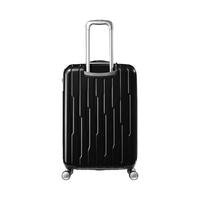 AMERICAN TOURISTER 美旅 ROCKFORD系列纯色坑条TSA密码锁万向轮拉链拉杆箱BG9 黑色25英寸