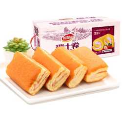 达利园 软面包5斤整箱点心千层零食代餐早餐面包小吃年货礼盒 软面包香橙味2.5kg
