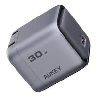 AUKEY 30W氮化镓冰点快充充电器苹果17/16Promax手机充电头15/14iPhone速充plus平板数据线PD
