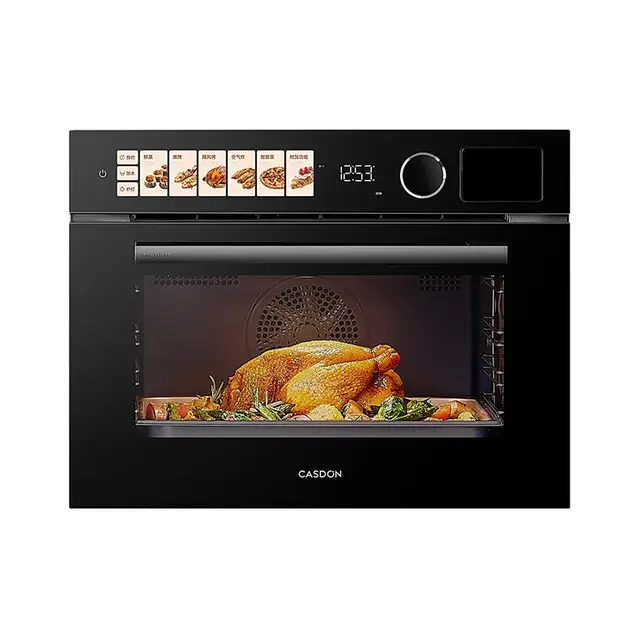 CASDON 凯度 SR60B-TD 嵌入式蒸烤一体机 60L 黑色