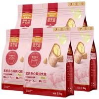 Myfoodie 麦富迪 鱼油鹌鹑蛋黄通用全阶段夹心狗狗干粮 2kg*5袋