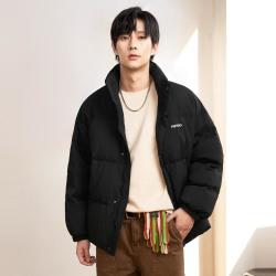 gxgjeans 【华夫格】立领保暖短款男式羽绒服外套