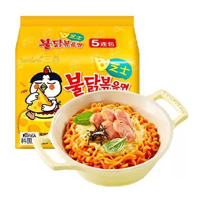 SAMYANG 三养 芝士火鸡面140g*5袋