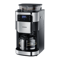  SEVERIN德国131年品牌美式全自动咖啡机家用半商用现磨豆咖啡机研磨