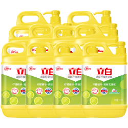 立白 洗洁精30斤柠檬水果去油1.5KG*10瓶厨房厨卫洗涤食品用家用