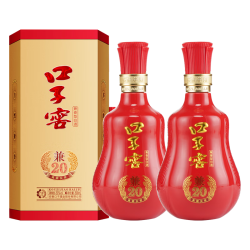 口子窖 礼盒装 兼香型白酒  1000mL 50%vol