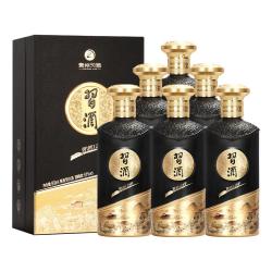 习酒 53度酱香型白酒 53度 500mL 6瓶 习酒123干 黑金整箱