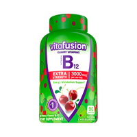 小熊糖(Vitafusion) 维生素B12复合维生素B族 成人营养 营养包软糖 90粒/瓶美国