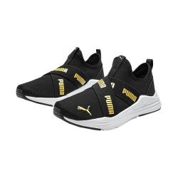 PUMA 童鞋儿童大童舒适跑鞋网眼一脚蹬舒适缓震运动鞋