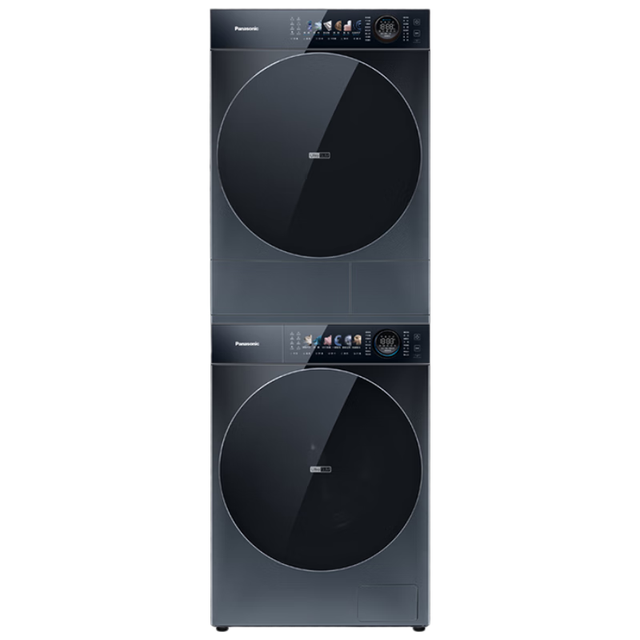 限地区：Panasonic 小薄荷S5系列 XQG100-M2F1+NH-M2NR1 全变频热泵洗烘套装