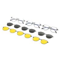  鹿色 磁吸套镜二合一 眼镜  枪框