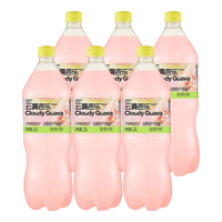 柠檬共和国云雾柠檬芭乐气泡果汁饮料 清爽解腻汽水饮品大瓶1.25L 云雾芭乐1.25L*6瓶