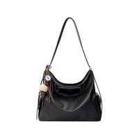  TEENMIX/天美意 可放A4、14寸电脑 女士水桶包  大包 黑色