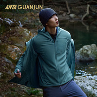 安踏山锋 |户外系列2L冲锋衣男士秋防水硬壳运动夹克 乌青色-4 M