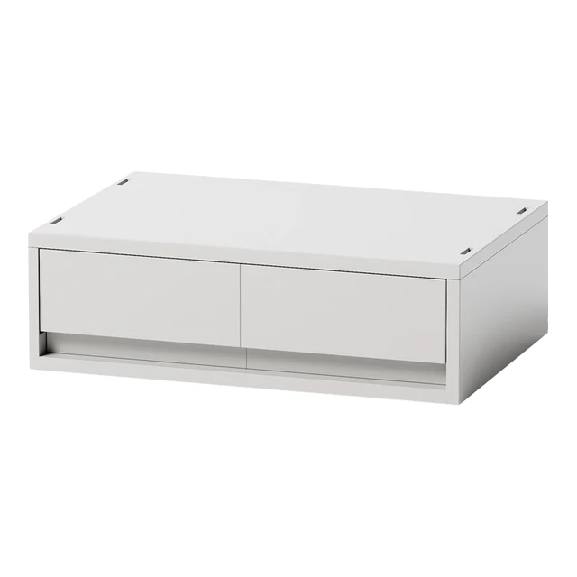  爽居 可叠加 收纳盒  高款双格- 37*26*17.5cm （单层） 高款双格（37*26*17.5CM）