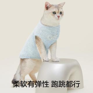 绒绒500E宠物衣服小狗背心秋冬保暖半边绒狗狗小型犬宠物服