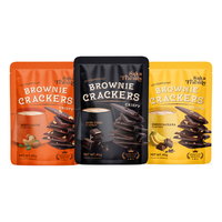 SAKA FRIENDS布朗尼脆片饼干泰国红办公室休闲零食高端饼干3袋装 3袋混合装