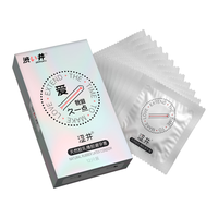 涉井品牌避孕套持久003玻尿酸润滑成人情趣用品套12只 日本涩井玻尿酸超润003避孕套 持久爱12只