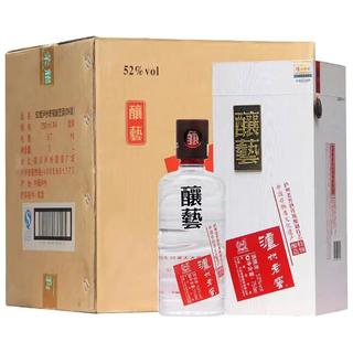 LUZHOULAOJIAO 泸州老窖 酿艺 2009版 52%vol 浓香型白酒 750ml*4瓶 整箱装