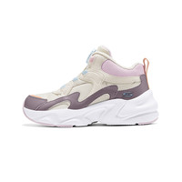 Skechers斯凯奇踏浪绒绒靴儿童冬季靴子舒适保暖女童旋钮运动鞋 【加绒锁温】自然色/多彩色/NTMT 39码
