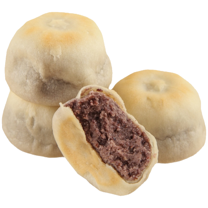 九度七0蔗糖冰皮红豆饼糕点早餐速食传统老式下午茶办公室零食