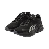 PUMA 彪马 官方 新款男女同款情侣复古休闲鞋 PWRFRAME 390206 黑色-银色-02 35.5