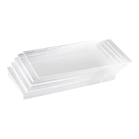 冠研亚克力挡板亚克力隔板pvc塑料板材耐力板pc硬板透明有机玻璃 亚克力板 标准