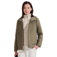 Columbia哥伦比亚冲锋衣女羽绒三合一新防水防寒外套 PL7204 397 XL