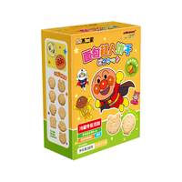 不二家面包超人营养饼干 含多种维生素 趣味造型儿童休闲零食 黄瓜胡萝卜味 80g*1盒 （内含2包）